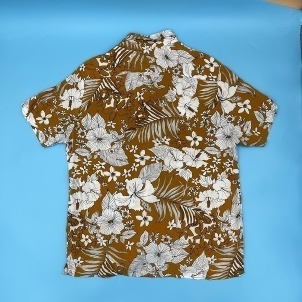 Denim & Flower Floral Print Short-Sleeve Button Shirt - Picture 2 of 4